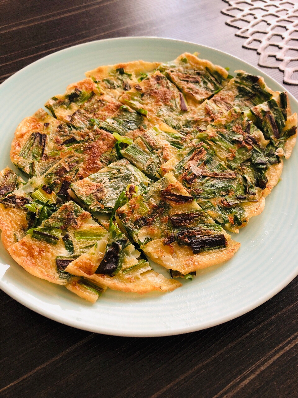 材料3つだけ!カリッと旨い☆ニラチヂミ