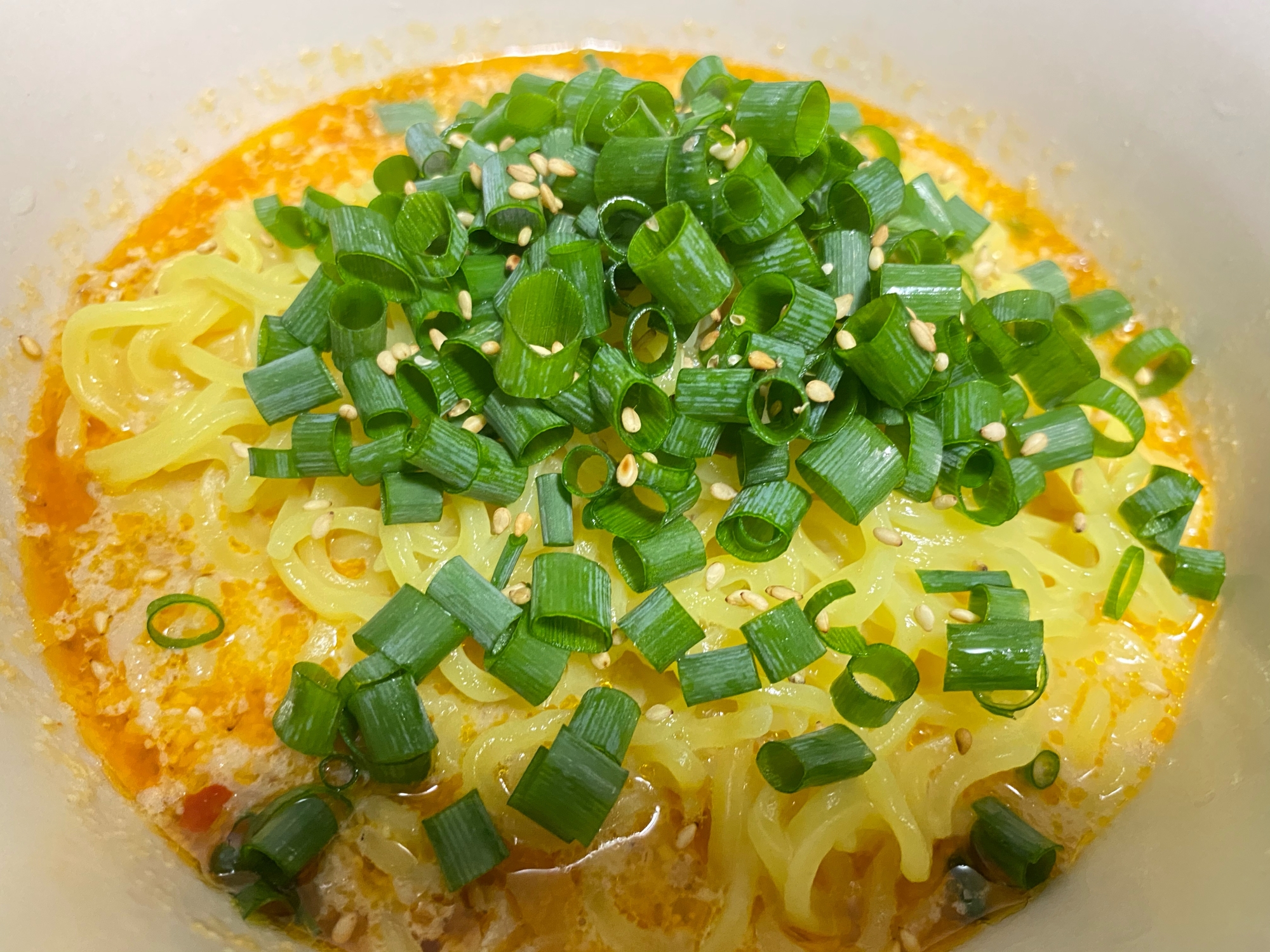 辛いけどクリーミー♪牛乳をつかった坦々麺