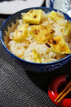 栗ご飯に負けない！ほっくり焼き芋ご飯