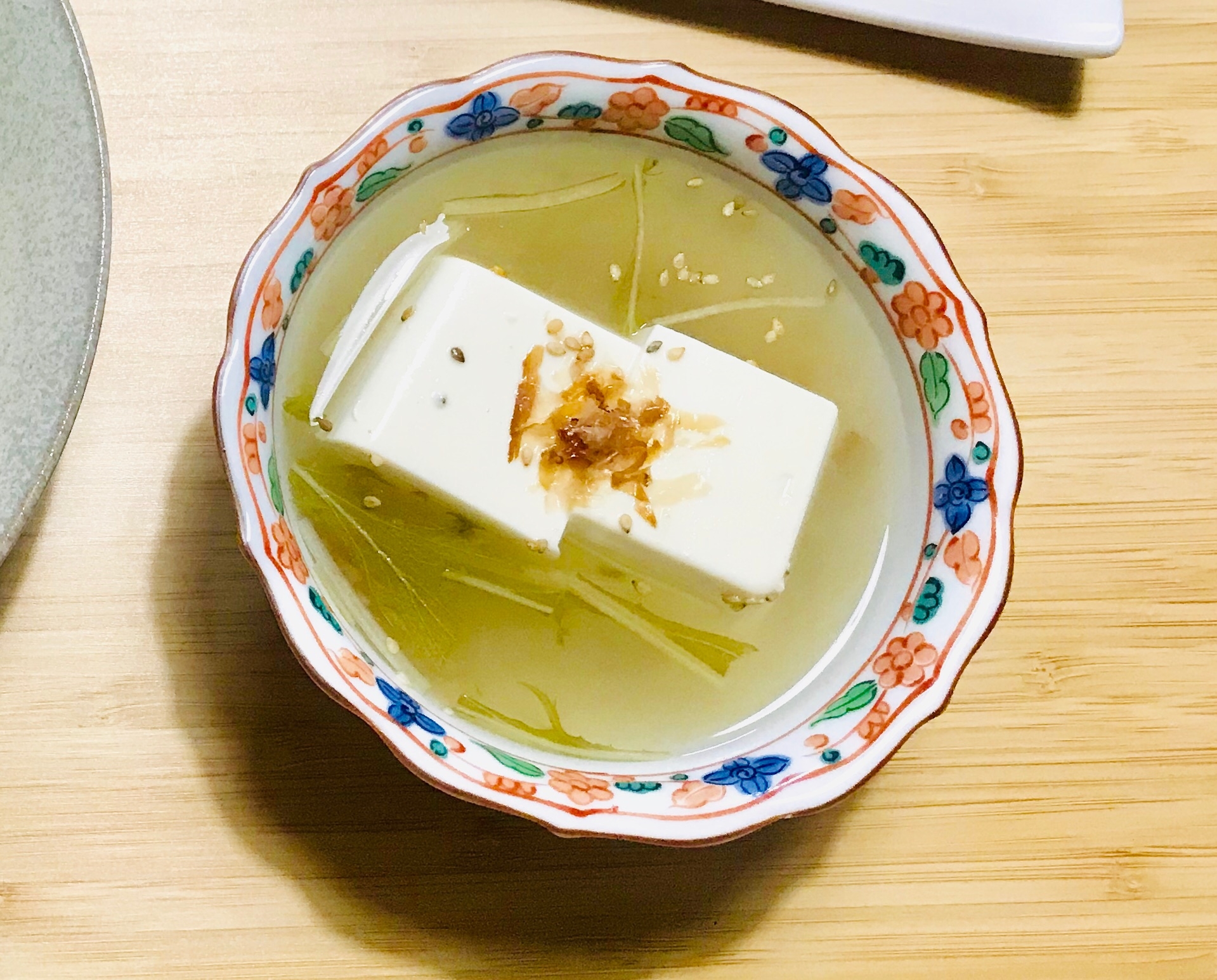 とろーりさっぱり！湯豆腐の梅酢あん