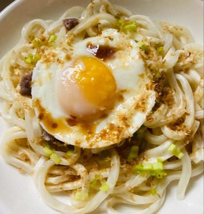 冷凍うどんでかま玉うどん