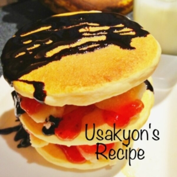 朝から甘 い チョコバナいちごパンケーキ レシピ 作り方 By うさきょん2336 楽天レシピ 朝から甘 い チョコバナいちごパンケーキ レシピ 作り方 By うさきょん2336 楽天レシピ
