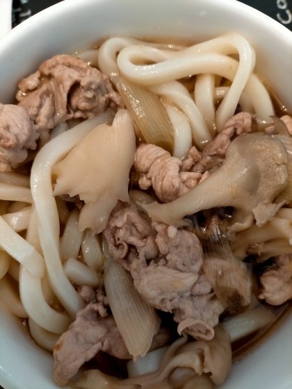 食べ応え抜群♫肉うどん