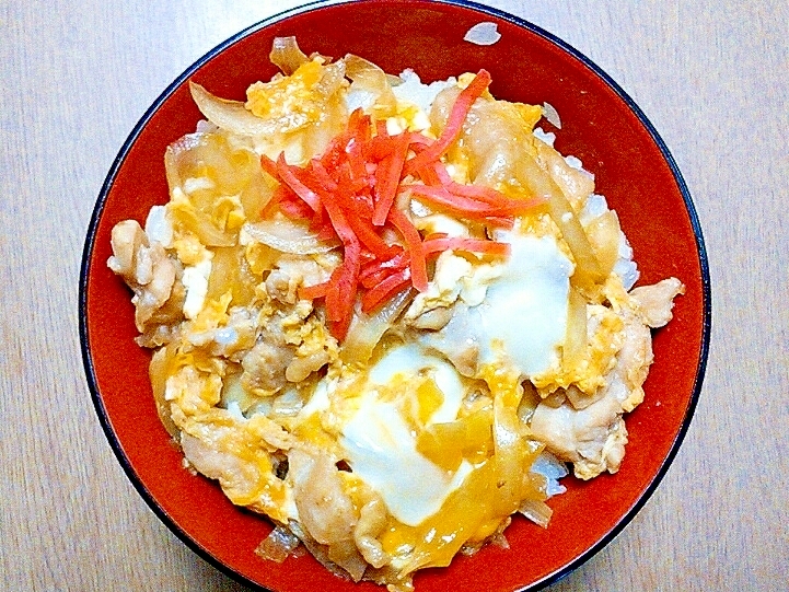 麺汁で簡単親子丼