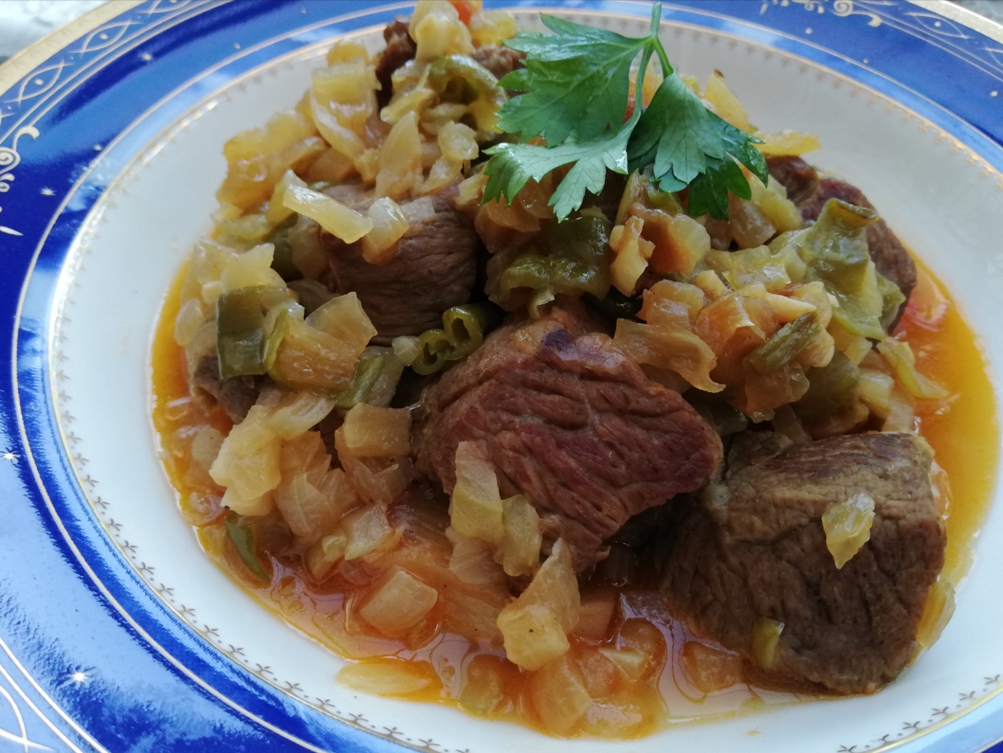 トルコ料理★牛肉と茄子の煮込み