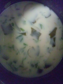 春雨豆乳スープ