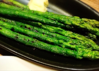 春芽アスパラガスの簡単♪トースター焼き