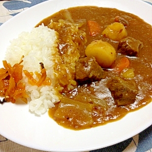 丸ごとりんごすりおろしカレー