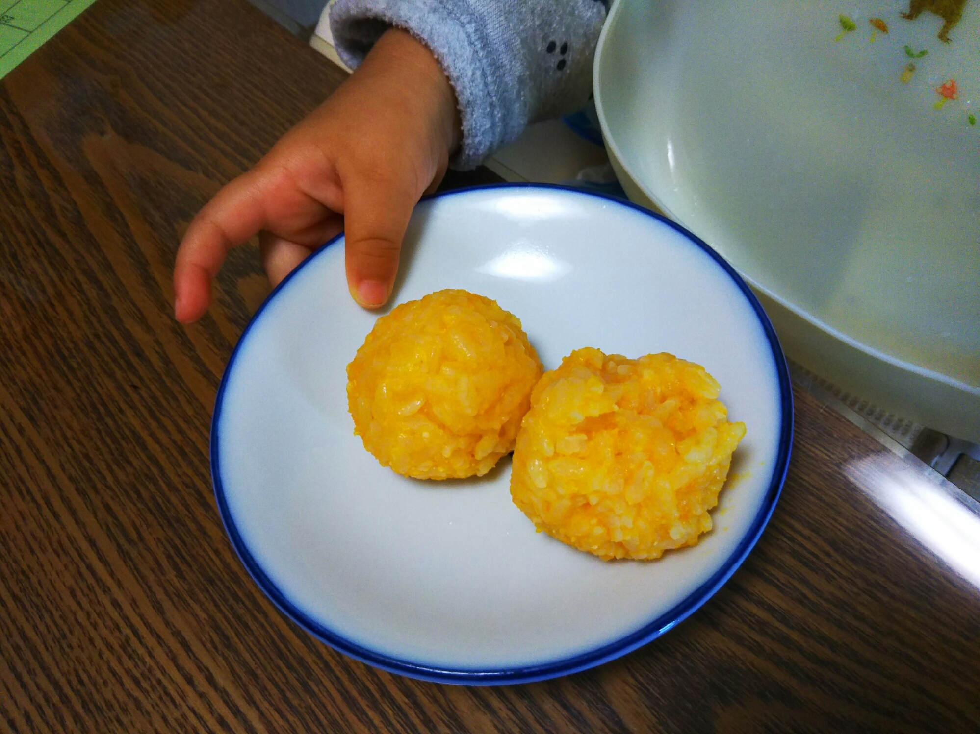 カボチャとチーズの混ぜご飯