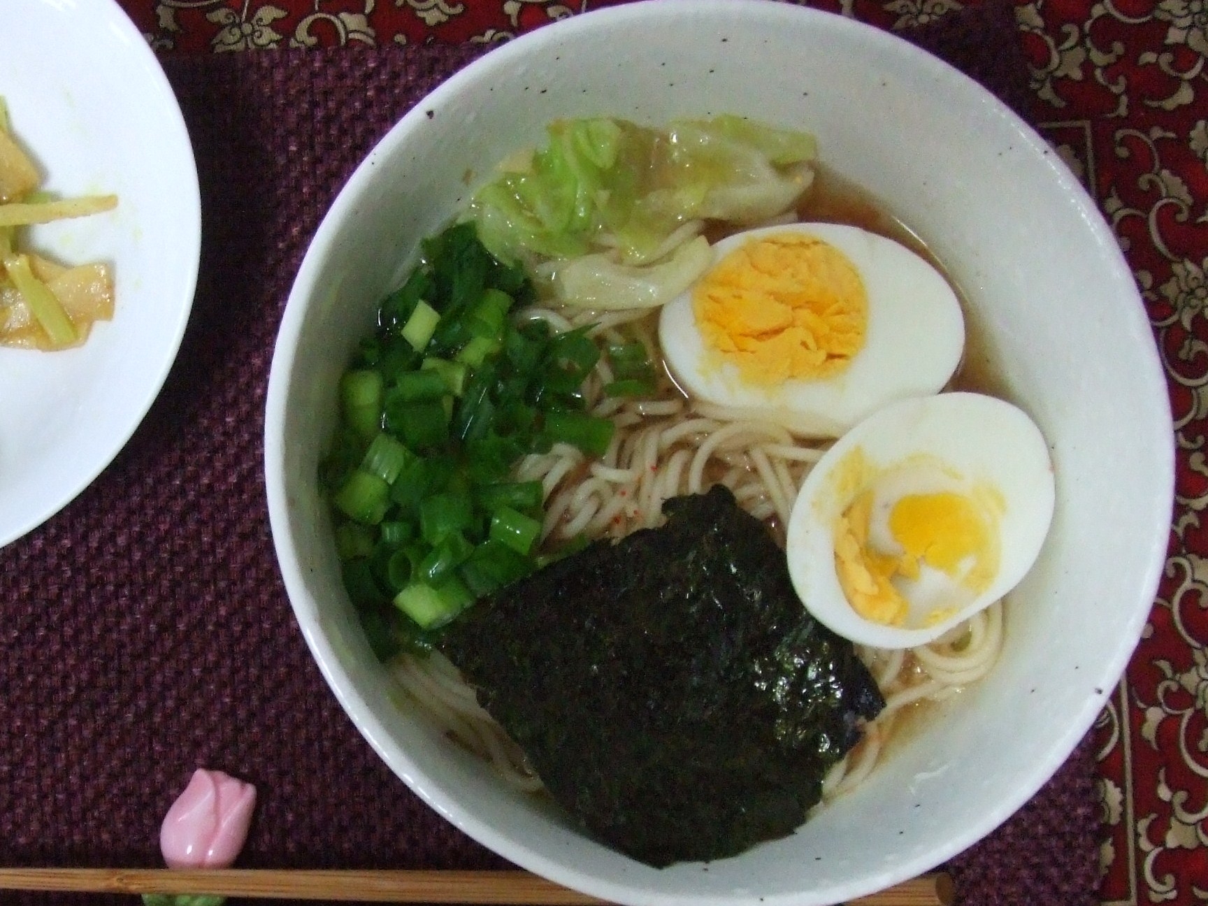 焼きそば麺を使ったラーメン