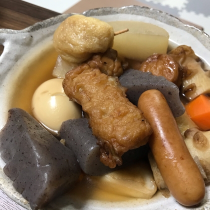 おいしいシンプルなおでんができました^^また作ります！