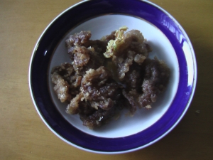 牛肉のから揚げ