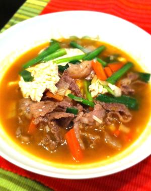 牛肉と豆腐と野菜の韓国味噌チゲ鍋 レシピ 作り方 By まるまるすけ 楽天レシピ