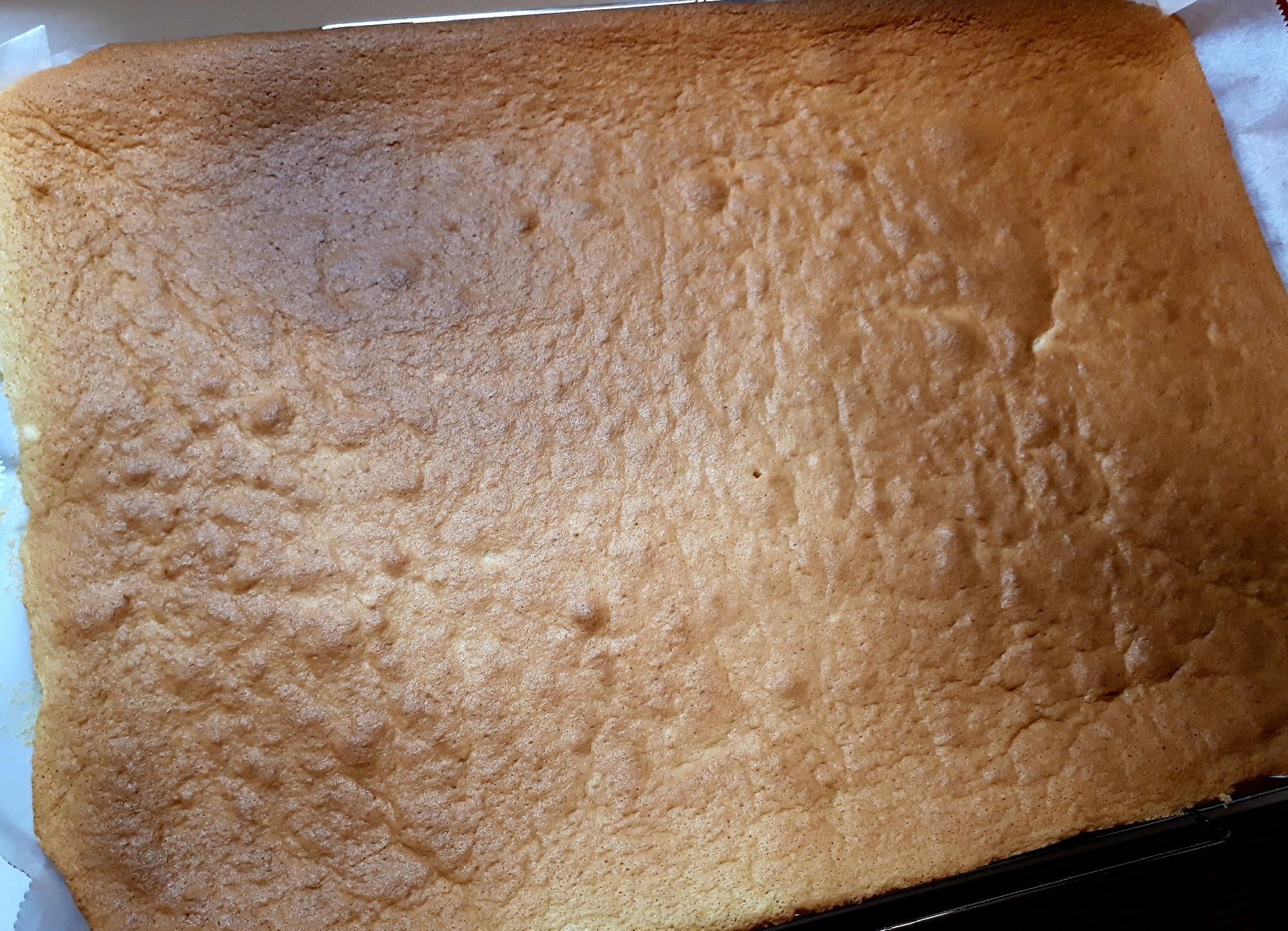 プレーンロールケーキ生地