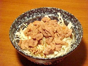 あっさり豚丼