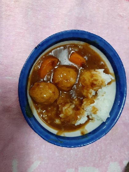 冷凍肉団子カレー