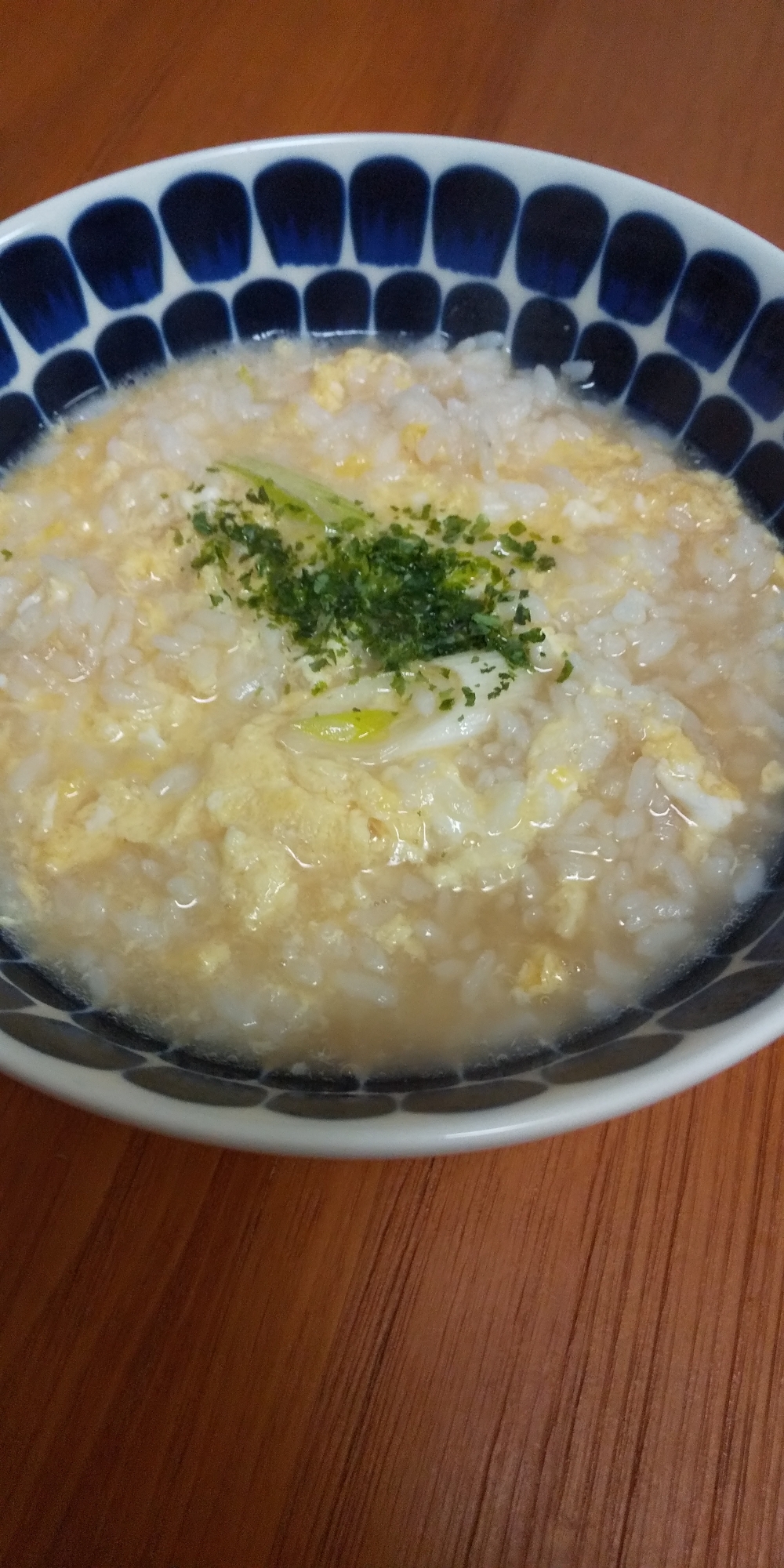 卵と長葱deおじや☆