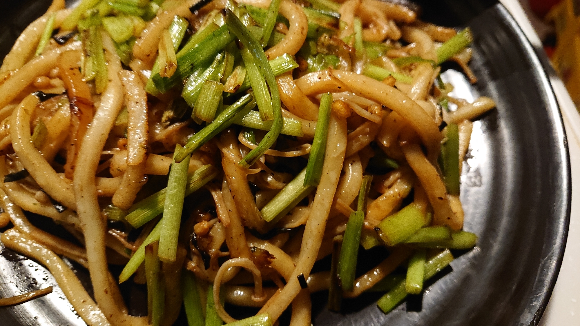 ピリ辛こってり焼きうどん