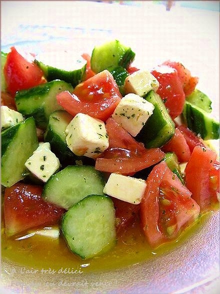 きゅうりとトマトのクリームチーズサラダ レシピ 作り方 By はなまる子 楽天レシピ きゅうりとトマトのクリームチーズサラダ レシピ 作り方 By はなまる子 楽天レシピ