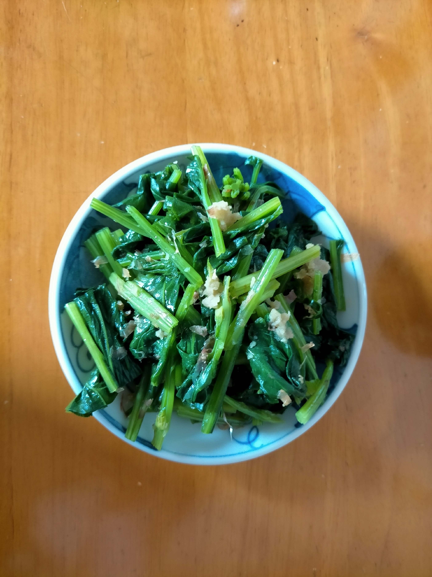 ほうれん草のわさび和え