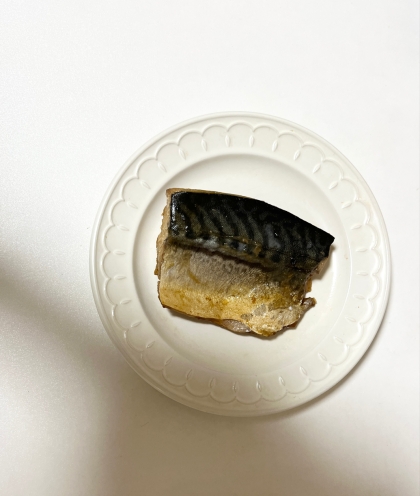 トースターで冷凍塩さば焼き