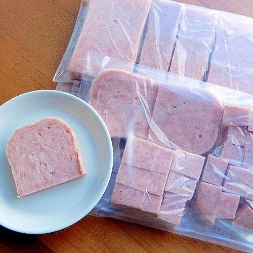 スパムの冷凍保存 便利に早くロス無し レシピ 作り方 By ジョン リーバス 楽天レシピ スパムの冷凍保存 便利に早くロス無し レシピ 作り方 By ジョン リーバス 楽天レシピ