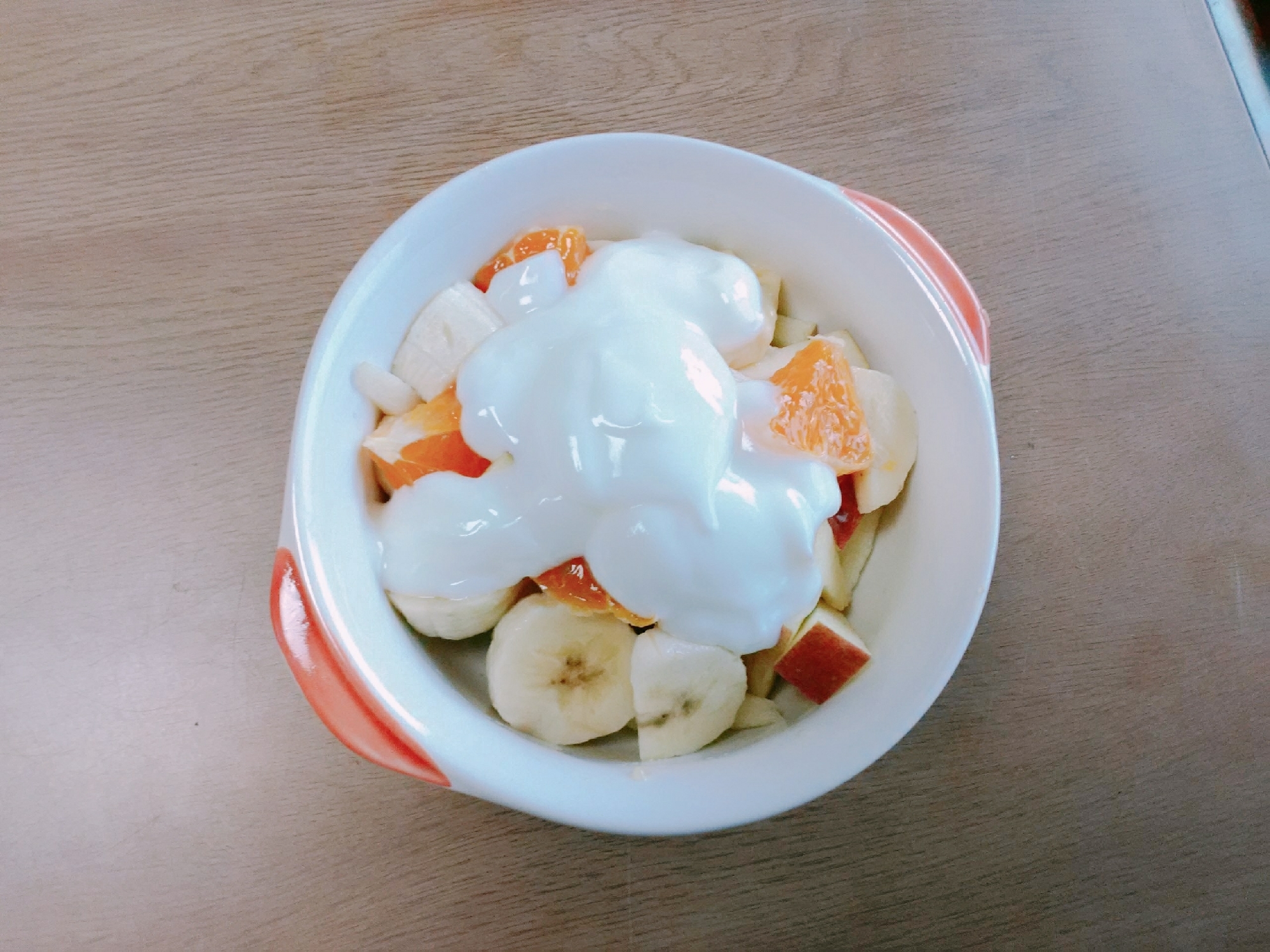 バナナと林檎とみかんのホットヨーグルト レシピ 作り方 By のん７８６ 楽天レシピ