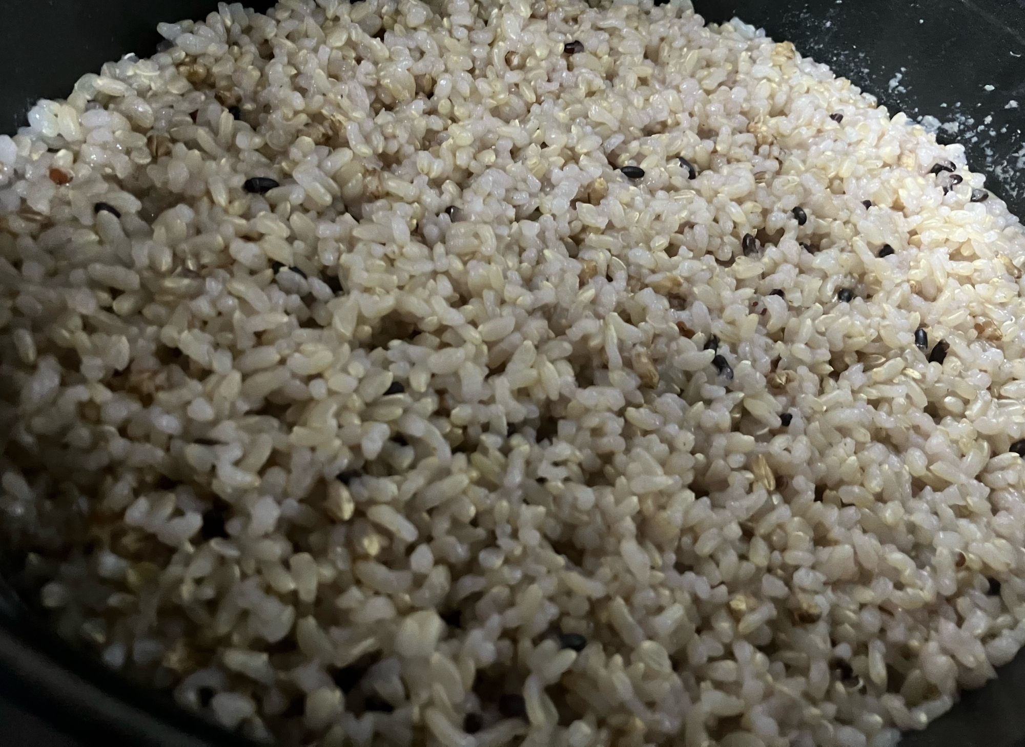 ストウブで雑穀米と玄米ご飯⭐