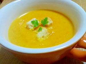 冷やしても美味しいかぼちゃのスープ