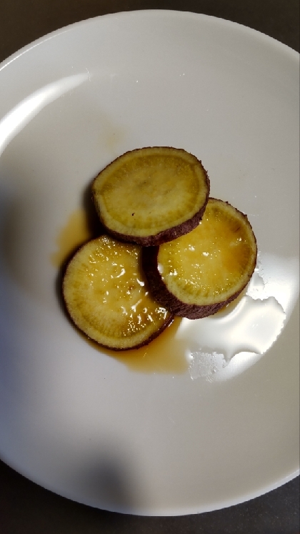 焼き芋に甘辛たれがけ✧˖°