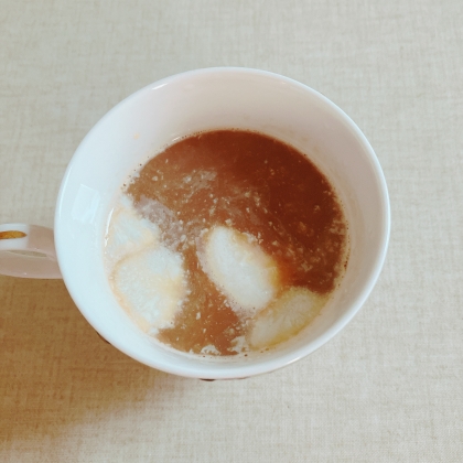 牛乳氷入りコーヒー