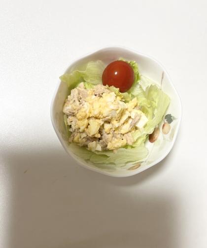ハーブ風味ᕷサラダチキンときゅうりの卵サラダꕤ୭*