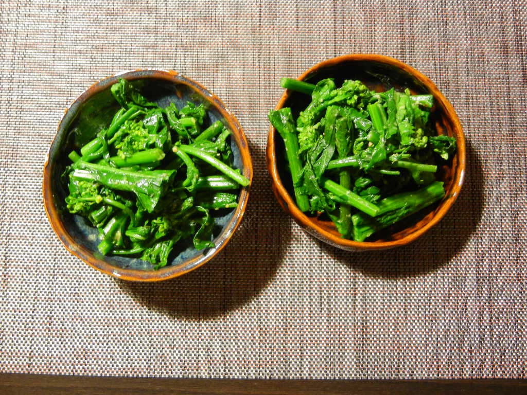 冬菜のおひたし からし風味