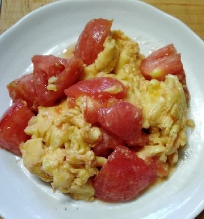 台湾家庭料理『蕃茄炒蛋（ファンチェチャオダン）』