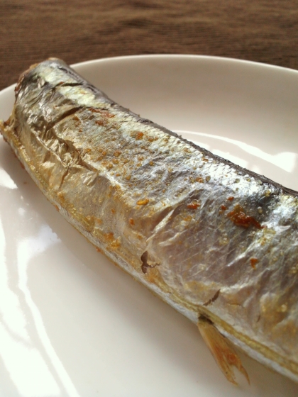良い塩梅に焼けました♥　今時期の秋刀魚は本当に美味しいですよね＾＾　至福です～　ご馳走さまです♪