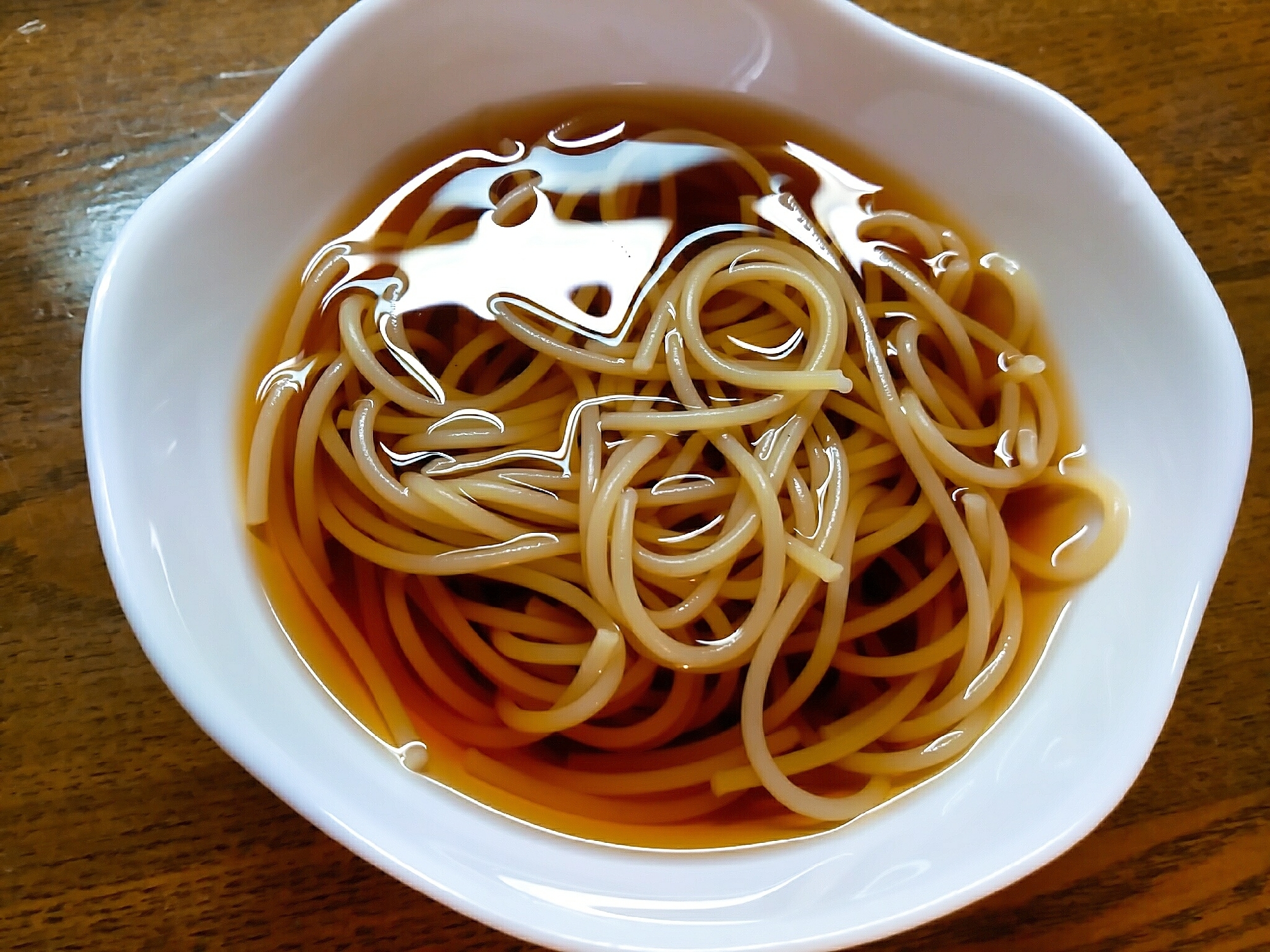 和風出汁かけパスタ