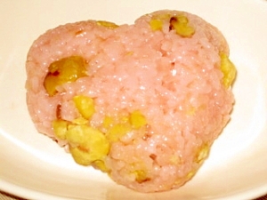 おばばの 幸せピンクの栗入り赤飯 レシピ 作り方 By Soraちゃんママ 楽天レシピ