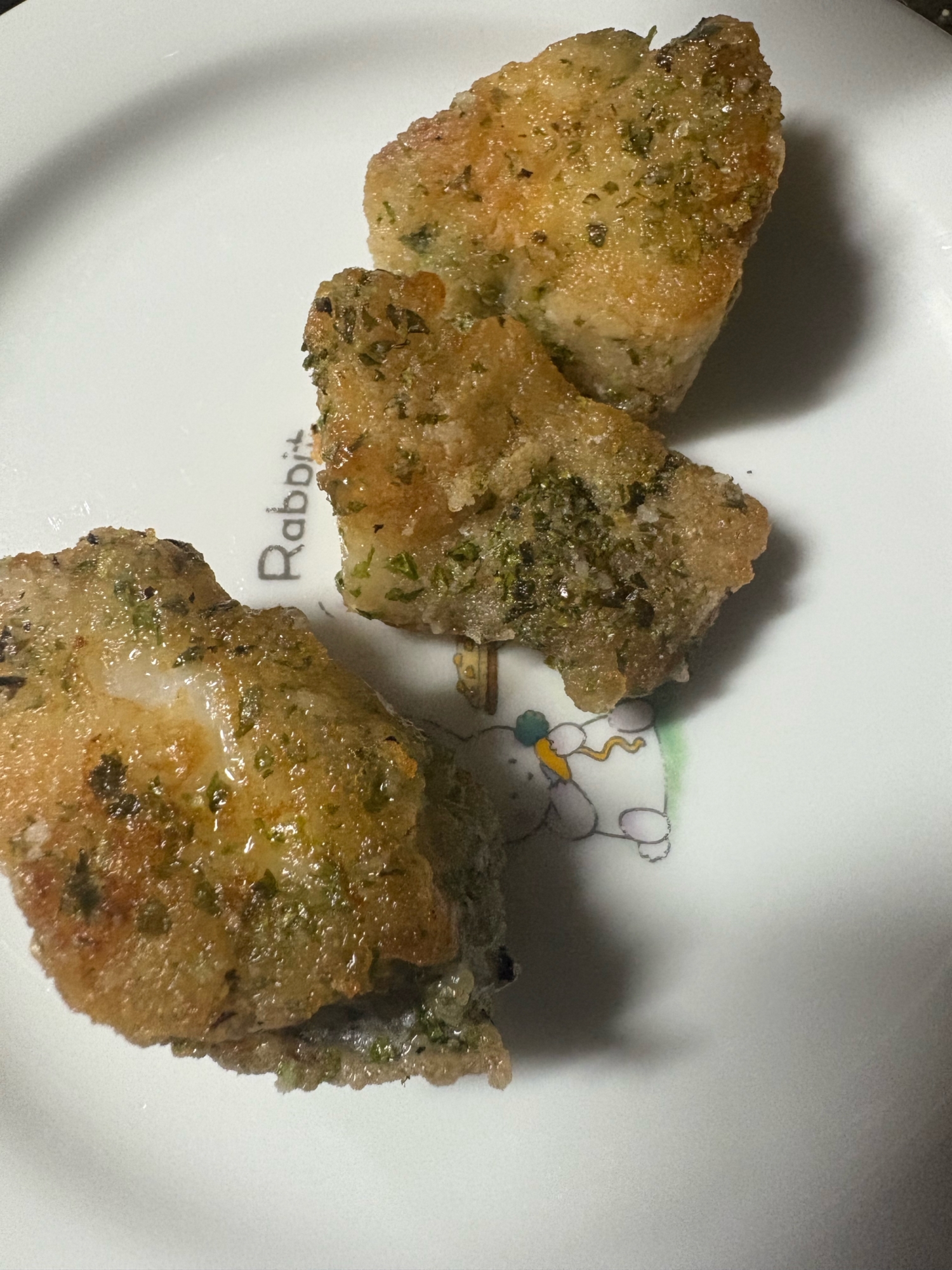 真鱈の青のり揚げ焼き