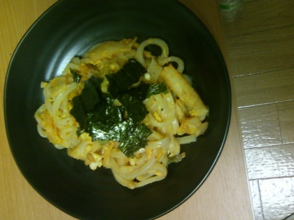 キムチ卵焼きうどん＾＾