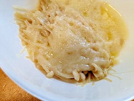 レンジで超かんたん！　えのきの　チーズ蒸し