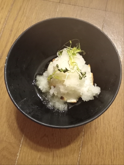 つきたて餅っぽく❤辛み餅♪（大根おろし&生醤油）