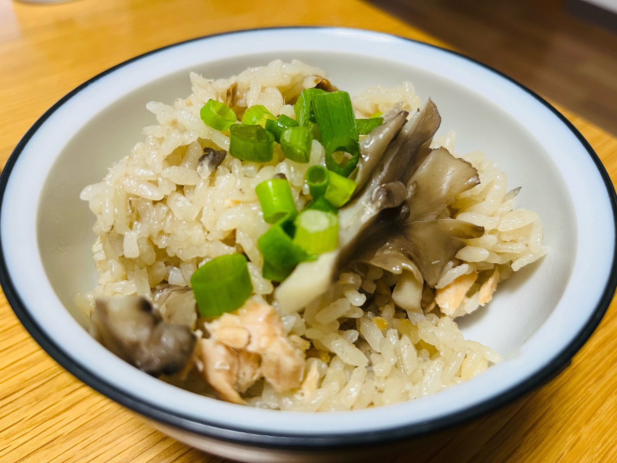 みんなパクパク♡鮭の炊き込みご飯