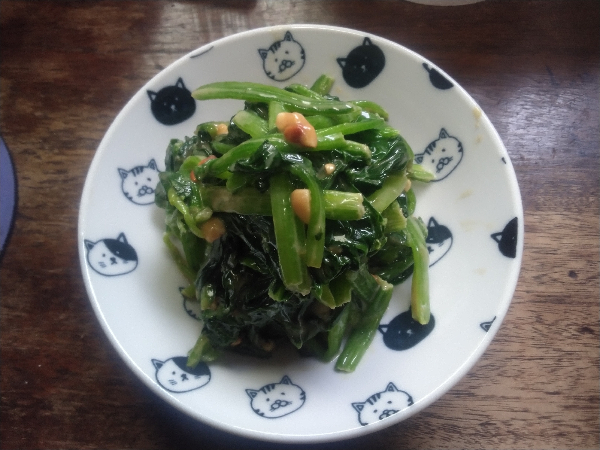 ほうれん草のピーナッツバター和え