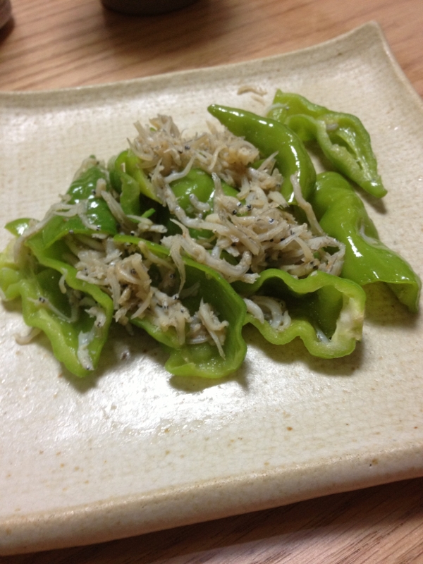 じゃことししとうの炊いたん