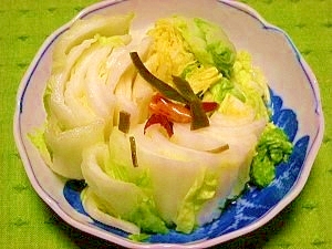 重石で美味しくなる☆白菜漬け