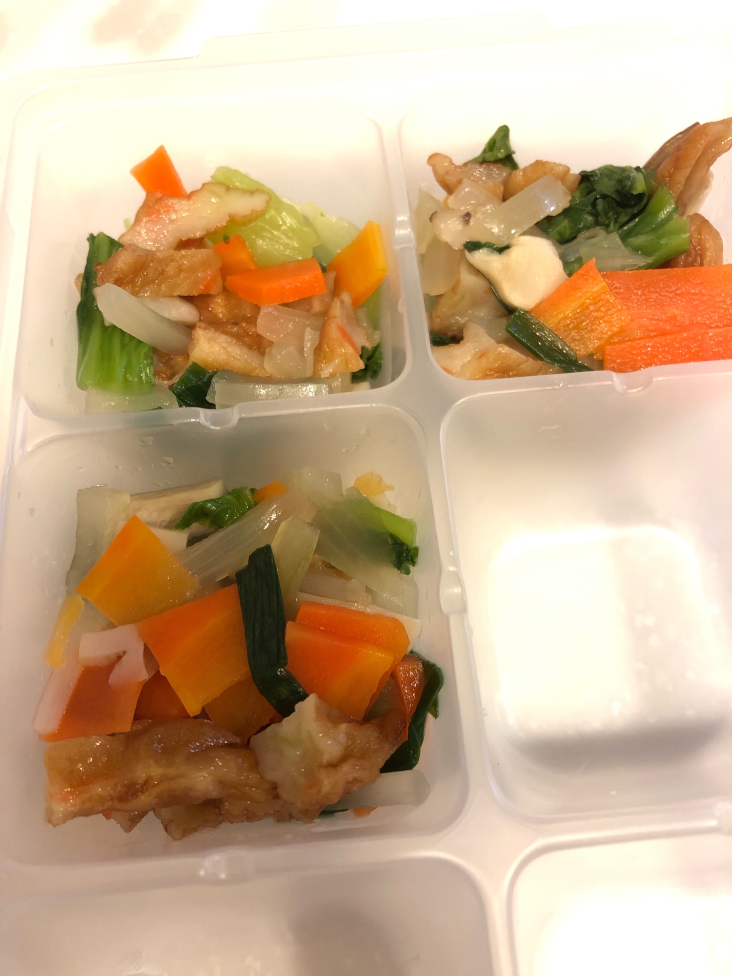 【離乳食完了期】さつま揚げと野菜の炒め煮