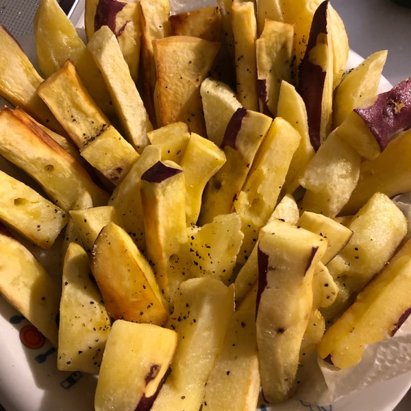 じゃがいもとさつまいものミックスフライドポテト レシピ 作り方 By ぺっころり 楽天レシピ じゃがいもとさつまいものミックスフライドポテト レシピ 作り方 By ぺっころり 楽天レシピ