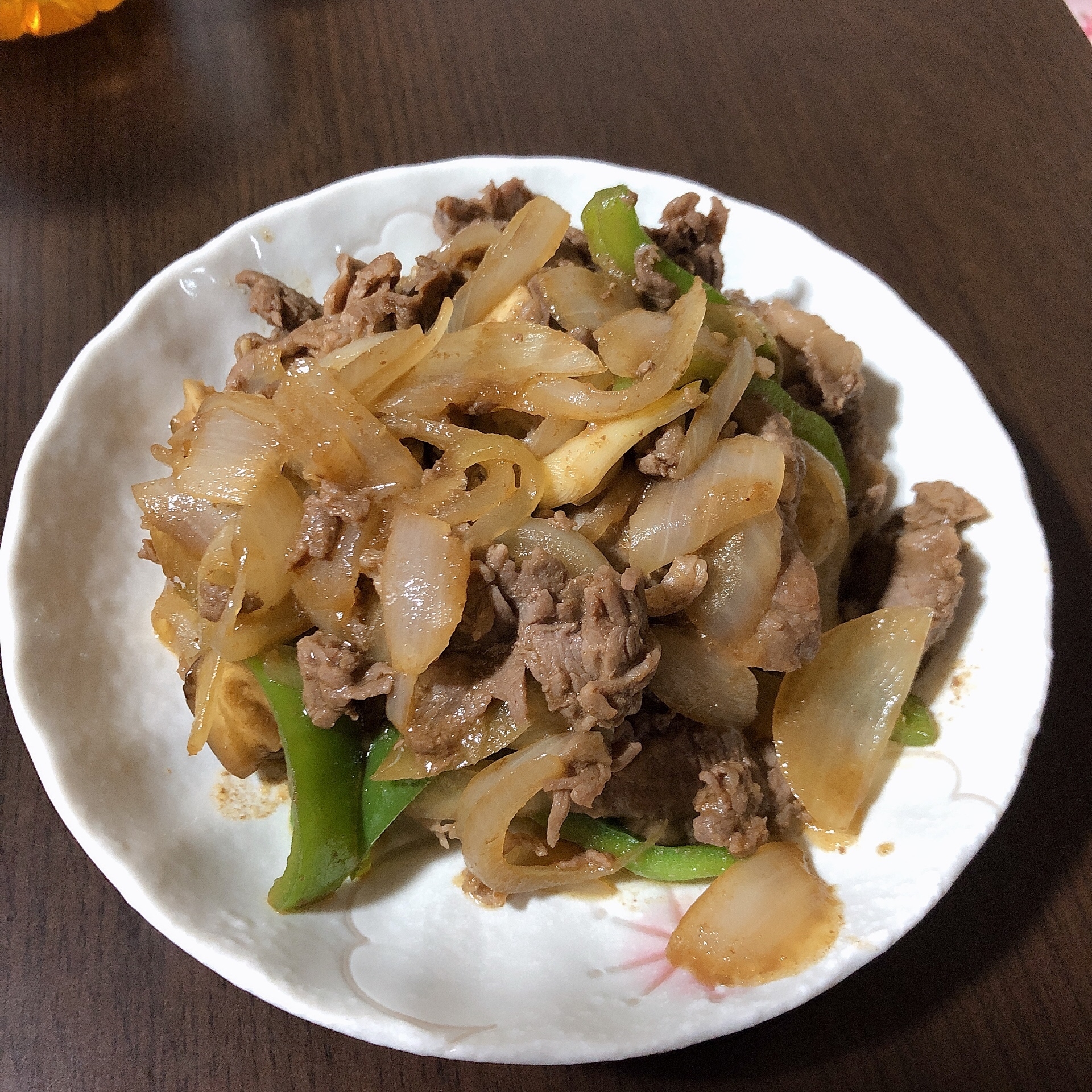 牛肉の野菜炒め