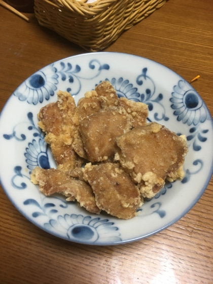 カジキマグロの唐揚げ☆ニンニク醤油味♪