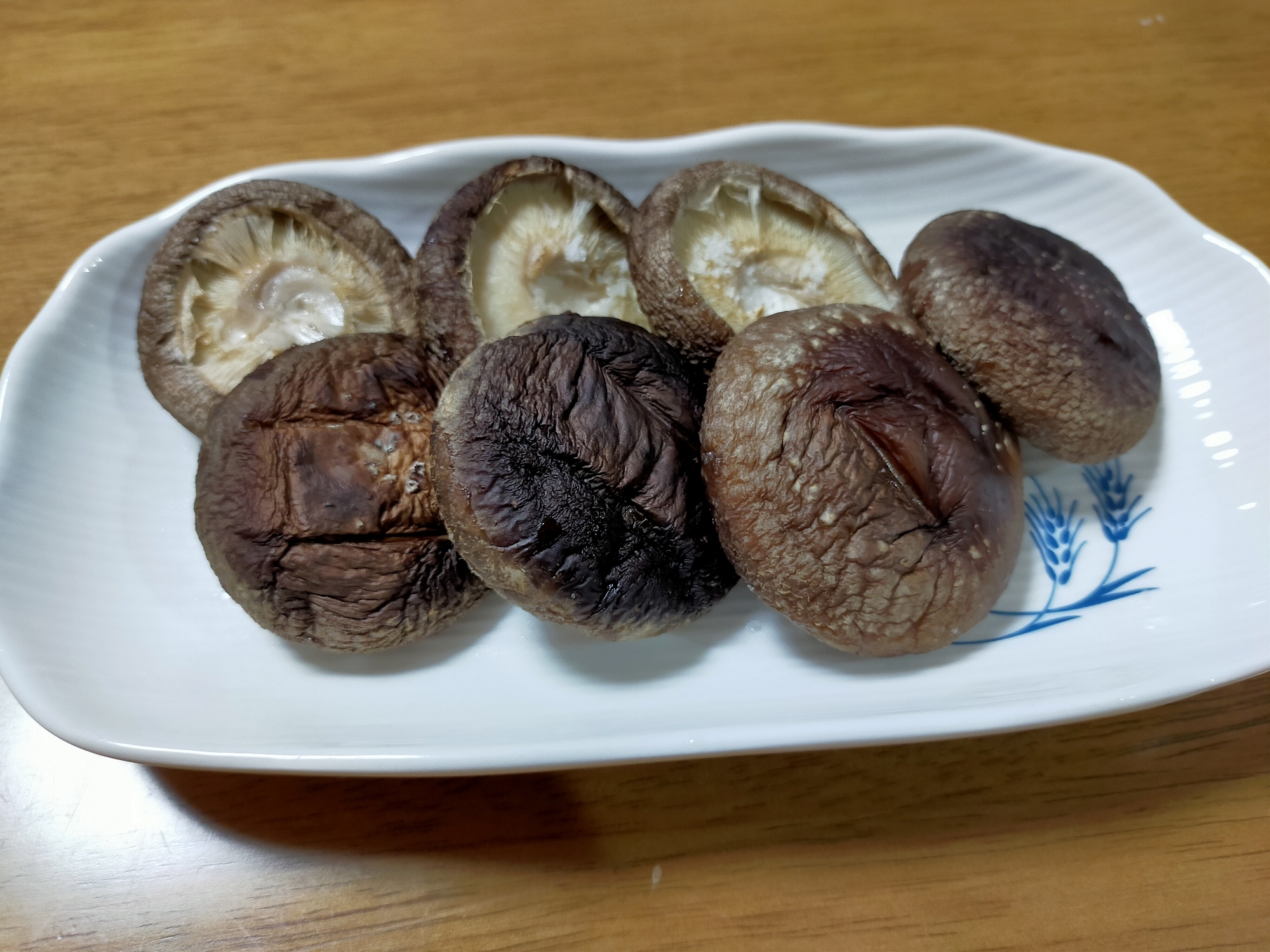 パパのかんたん美味しい　椎茸の塩焼き